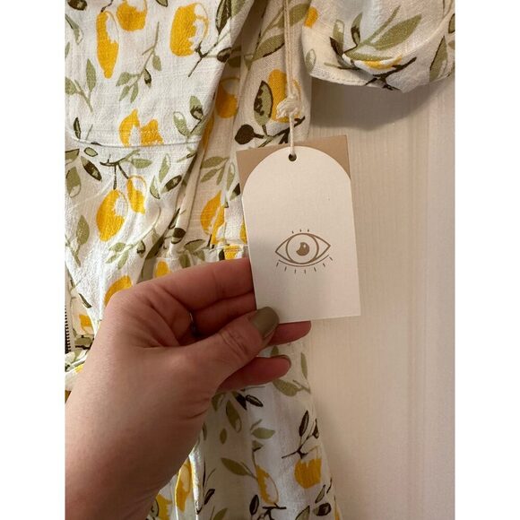 Jackson Rowe Shorts Lemon Romper Sz XS - Picture 4 of 8